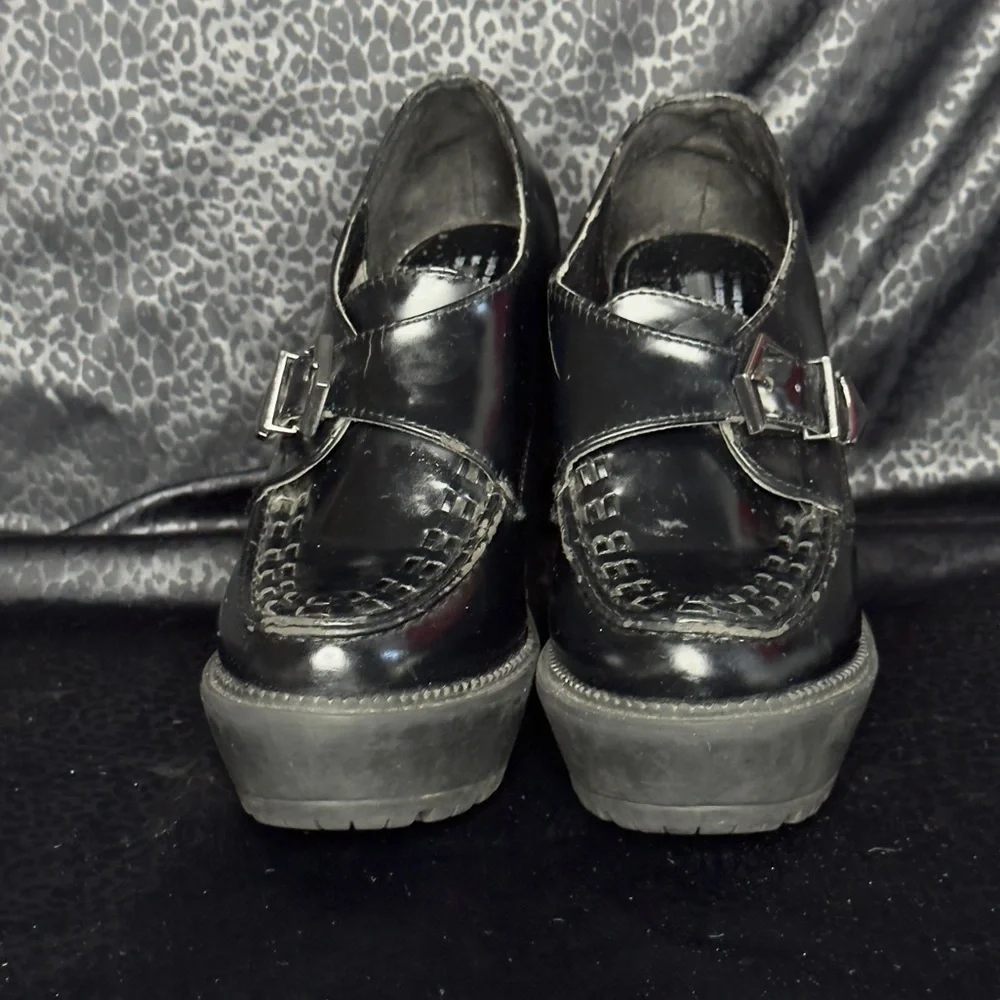 Forever 21 Black Platform Creepers Size 7.5